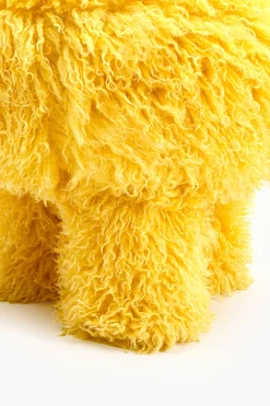 Pufa Plushy żółta