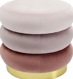 Pufa Sandwich Triple Ø40x45 cm odcienie różu
