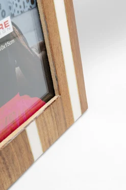 Ramka na zdjęcia brązowa MDF 10x15 cm