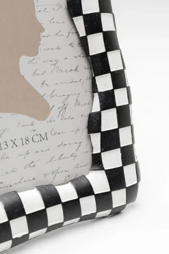 Ramka na zdjęcia Checker czarna 13x18cm