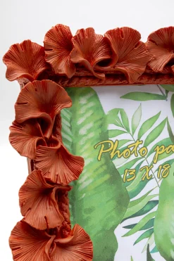 Ramka na zdjęcia Ginkgo Leaf pomarańczowa 20x24cm