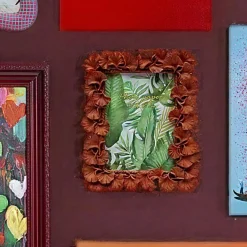 Ramka na zdjęcia Ginkgo Leaf pomarańczowa 20x24cm