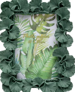 Ramka na zdjęcia Ginkgo Leaf zielona 17x20cm