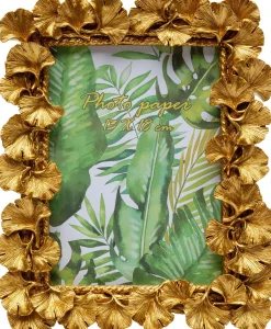 Ramka na zdjęcia Ginkgo Leaf złota 20x24cm