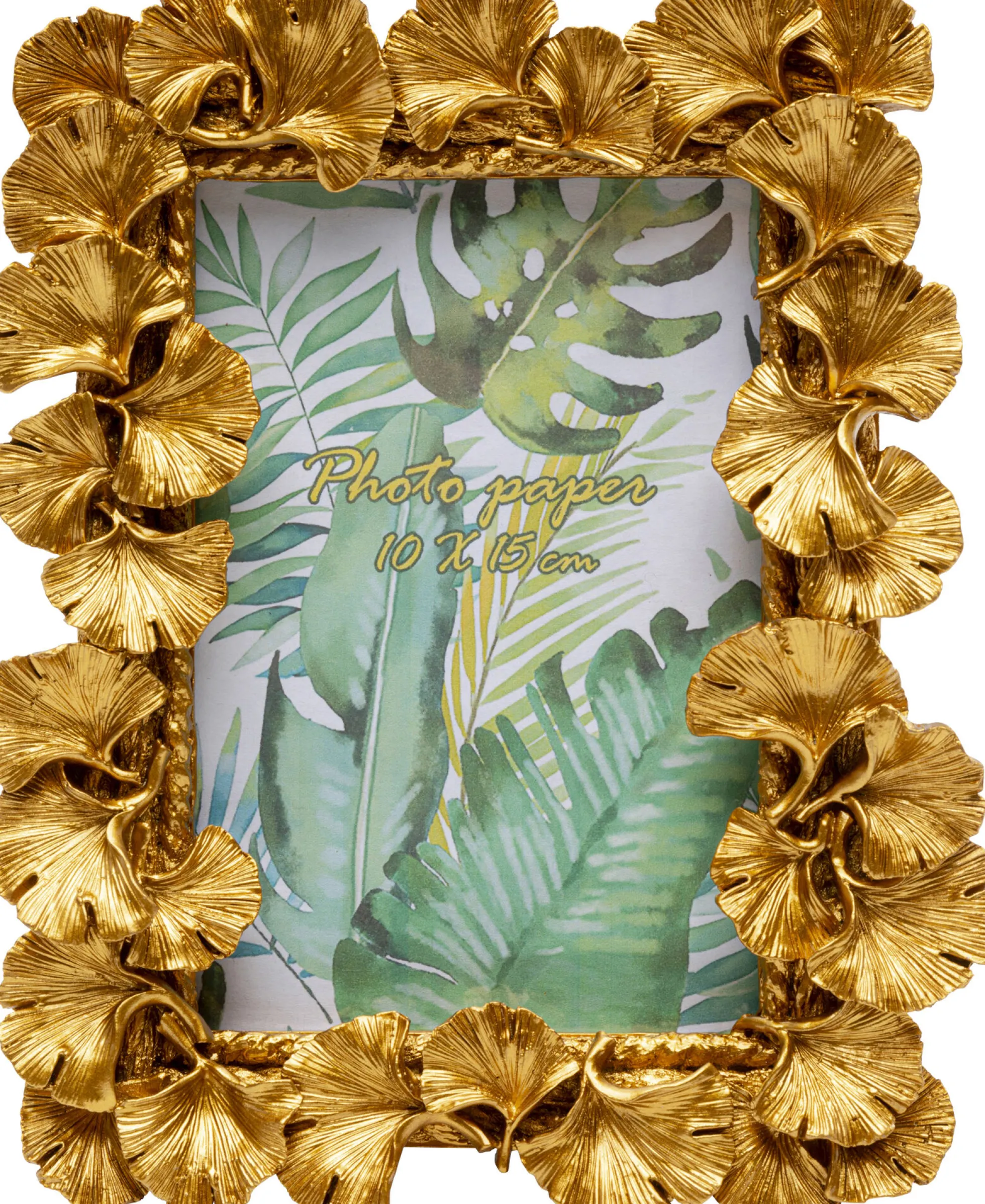 Ramka na zdjęcia Ginkgo Leaf złota 17x20cm