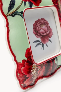 Ramka na zdjęcia Peonies Green 10x10cm