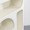 Regał do salonu biały skandynawski MDF 95x180 cm