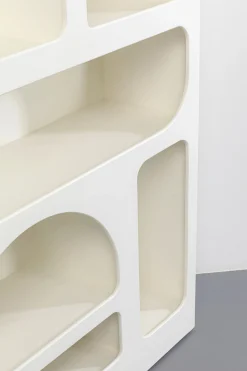 Regał do salonu biały skandynawski MDF 95x180 cm