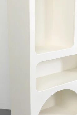 Regał do salonu biały skandynawski MDF 95x180 cm