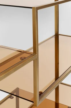 Regał Loft 115x195 cm złoty