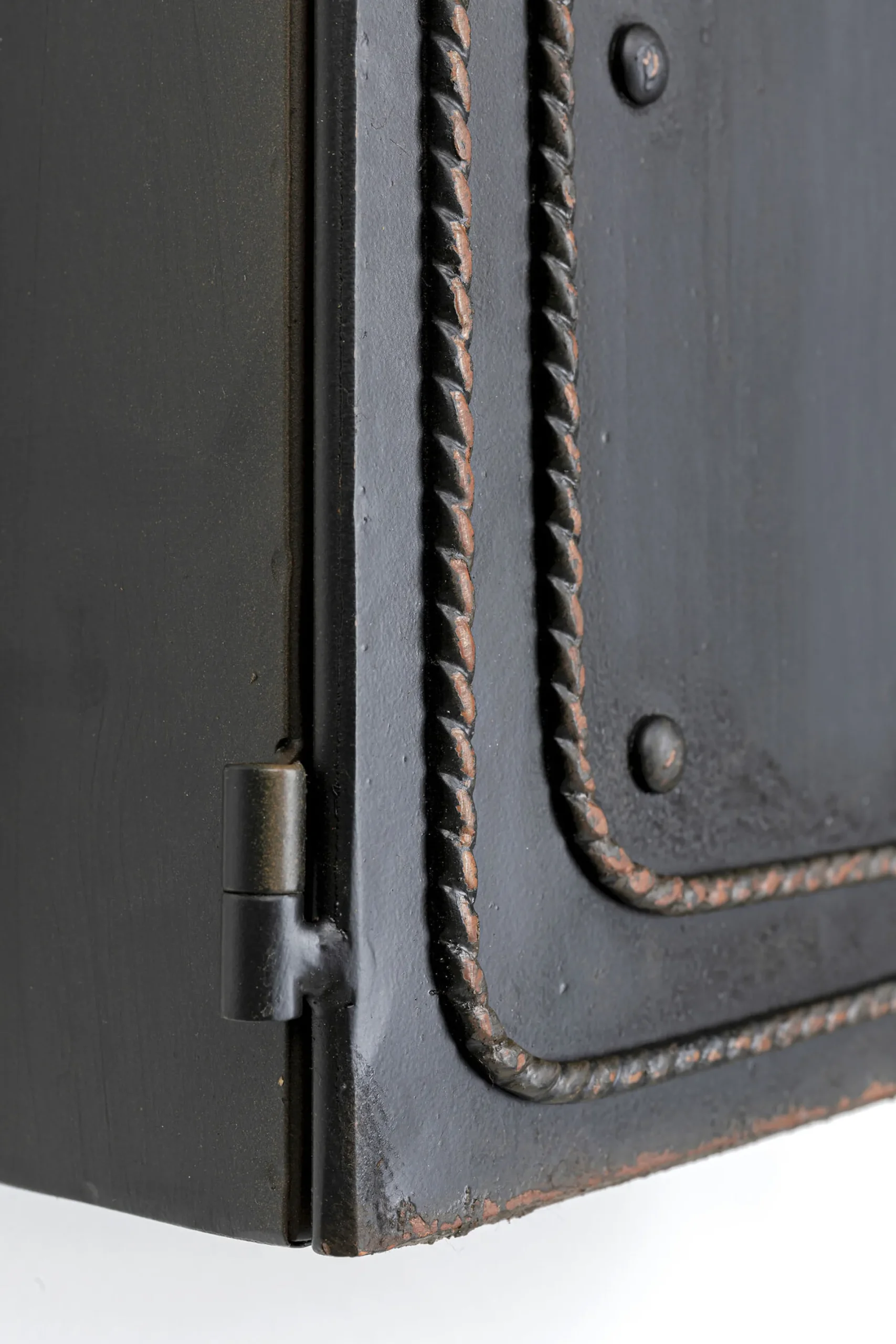 Regał na klucze Key Box 24x31 cm czarno-brązowy