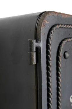 Regał na klucze Key Box 24x31 cm czarno-brązowy