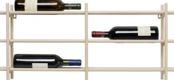 Regał na wino Cape Town greige 80x34cm