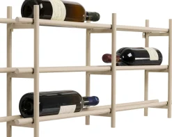 Regał na wino Cape Town greige 80x34cm