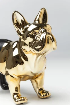 Skarbonka Bulldog 34x28 cm czarno-złota