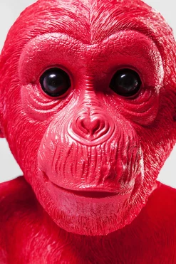 Skarbonka Monkey Kikazaru 24x35 cm czerwona