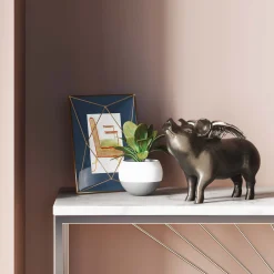 Skarbonka Rockstar Pig 23x17 cm czarna