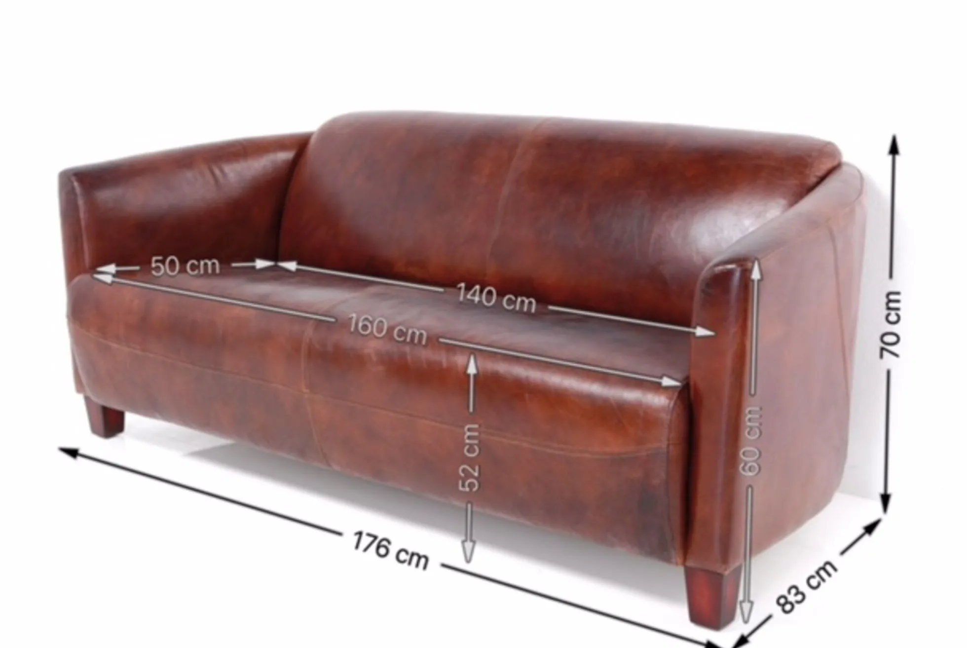 Sofa Cigar Lounge 176 cm