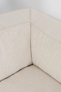 Sofa Cubetto Cord 3 os. 220 cm kremowa