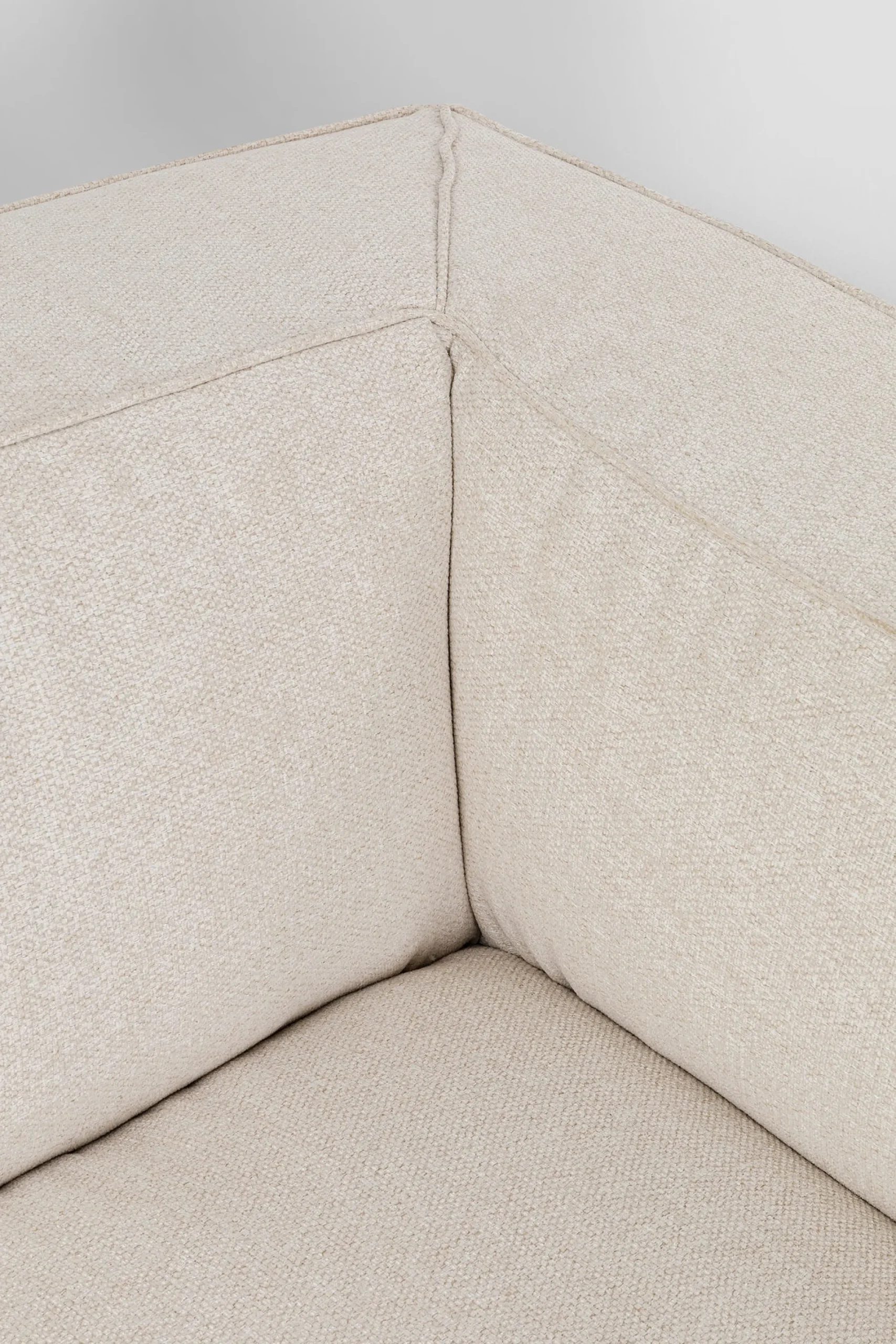 Sofa Cubetto Cord 3 os. 220 cm kremowa