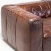 Sofa Cubetto 259x67 cm brązowa