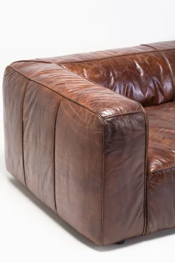 Sofa Cubetto 259x67 cm brązowa