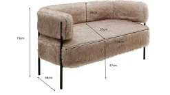 Sofa Lilja Soft 134cm