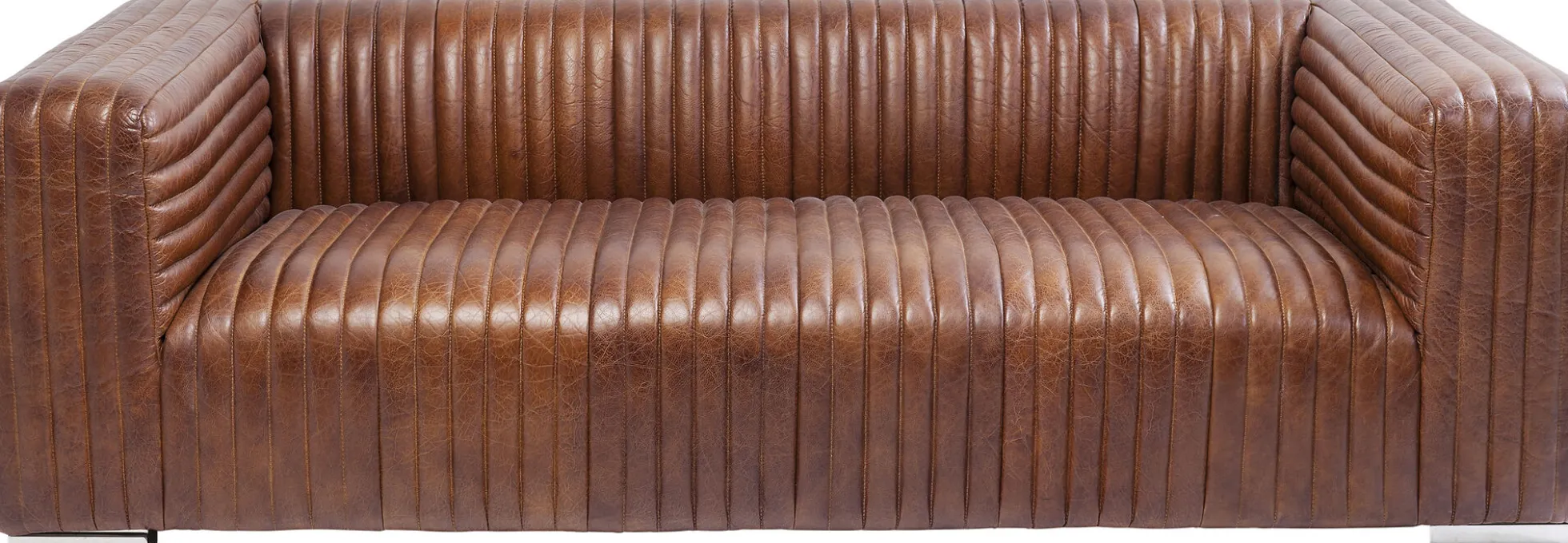 Sofa Malibu 3-os. 226 cm skóra naturalna