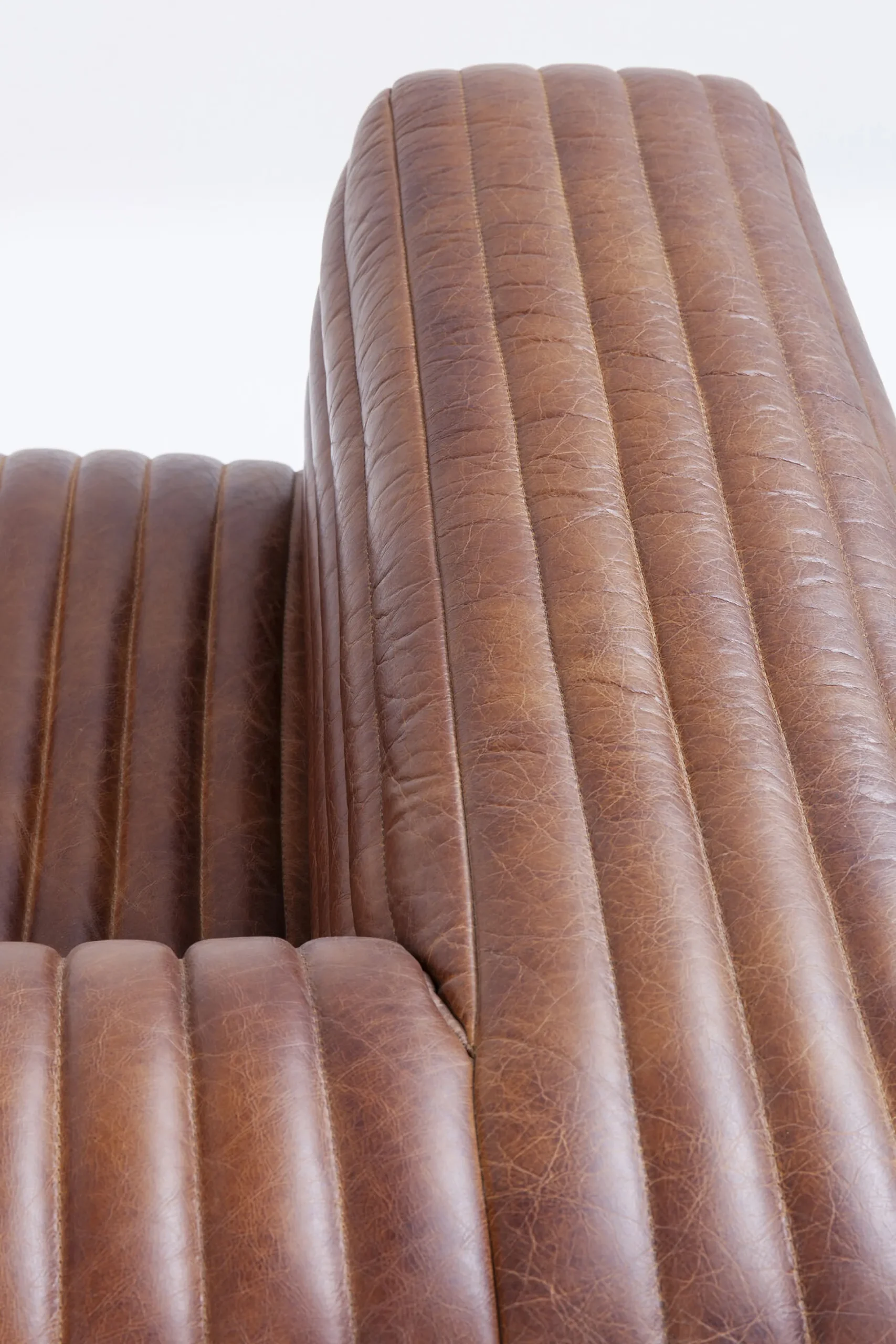Sofa Malibu 3-os. 226 cm skóra naturalna