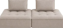 Sofa ogrodowa Portofino szara (2/Set)