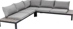 Sofa ogrodowa ze stolikiem Holiday Black 242x242 cm