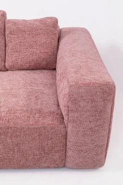 Sofa 3-osobowa Gonzo różowa 236cm