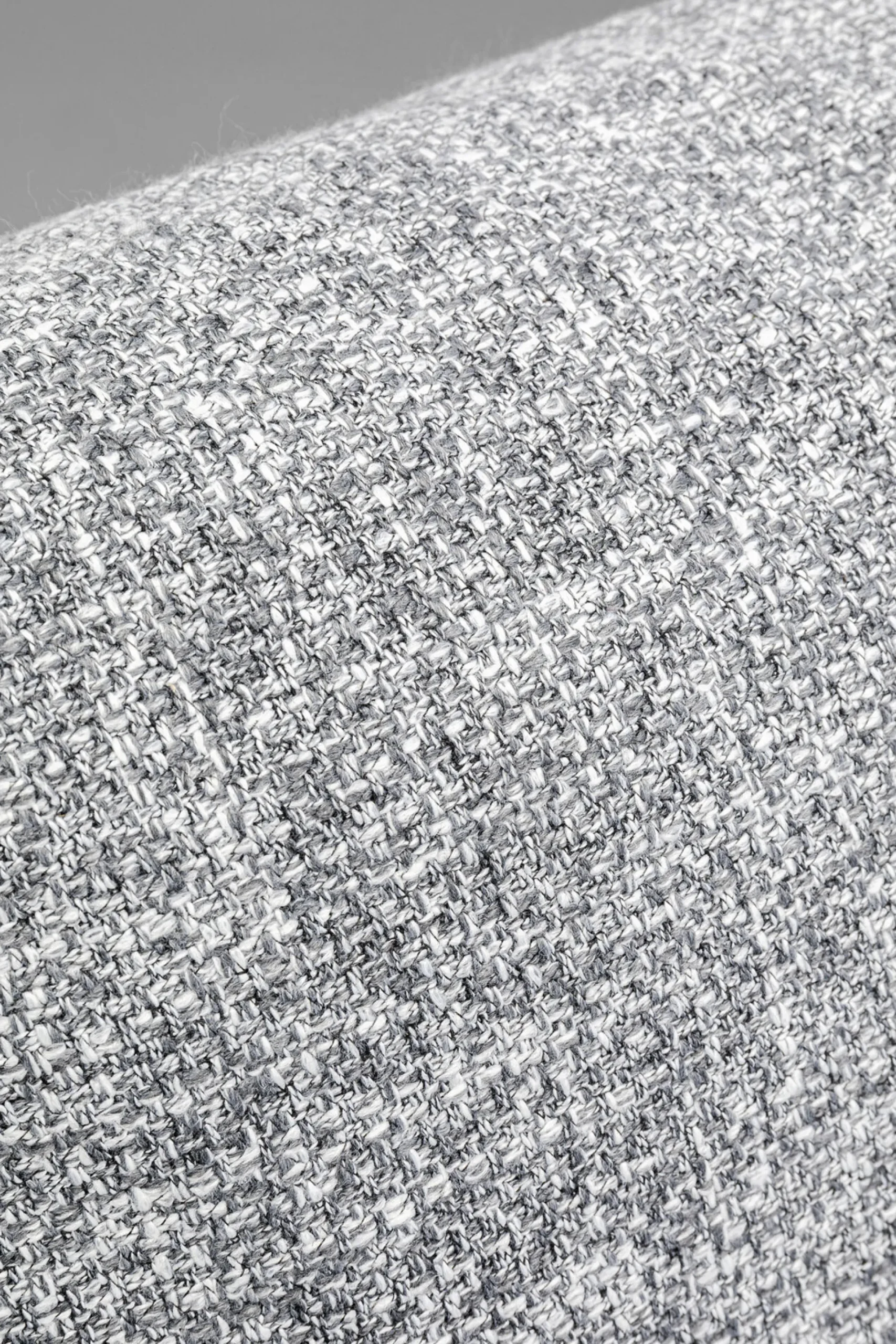 Sofa 3-osobowa w kolorze szarym nogi stalowe czarne 230 cm