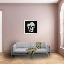 Sofa 3-osobowa w kolorze szarym nogi stalowe czarne 230 cm
