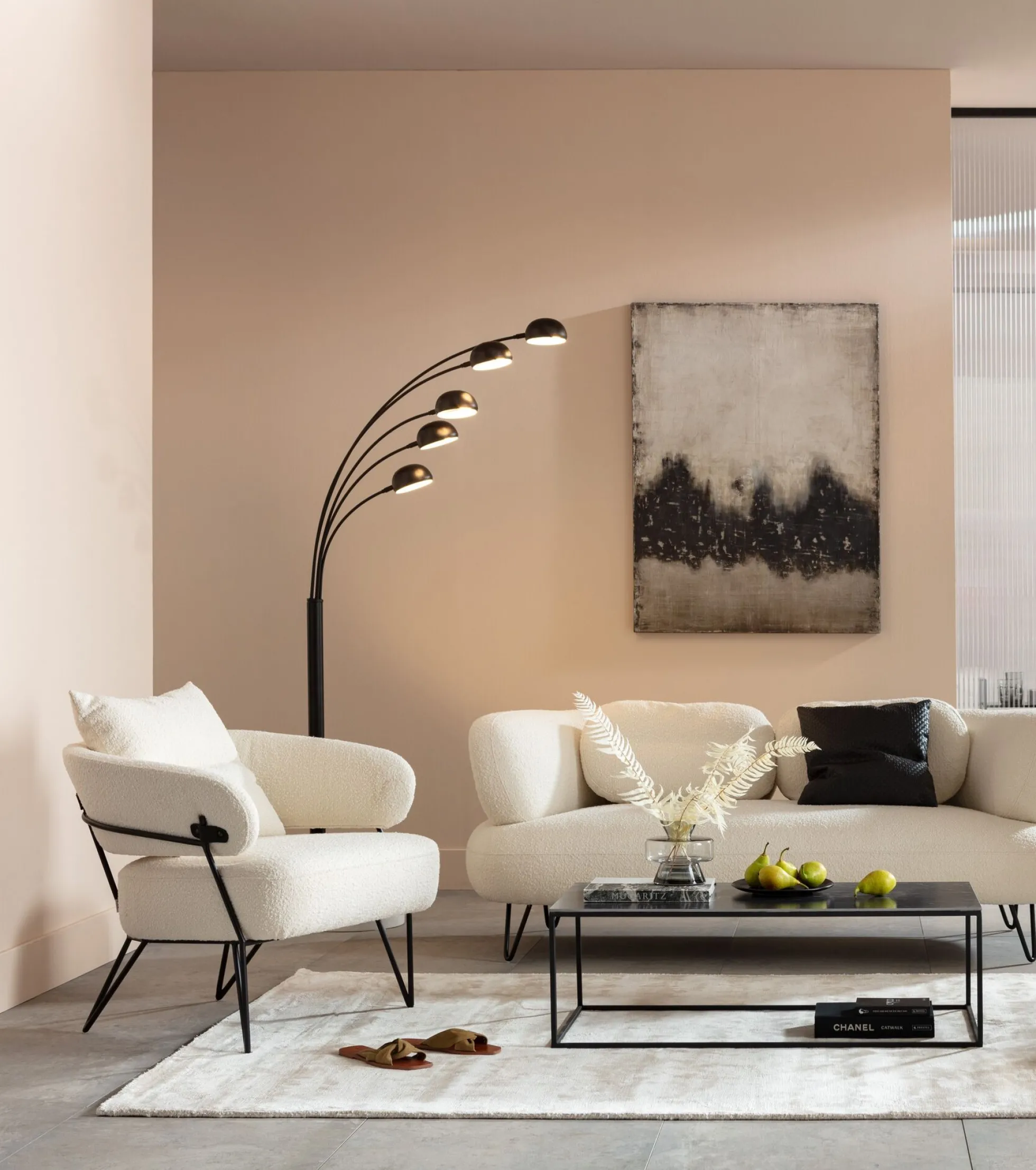 Sofa Peppo 2-os. 182 cm biała