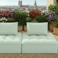 Sofa Portofino miętowa ogrodowa (2/Set)