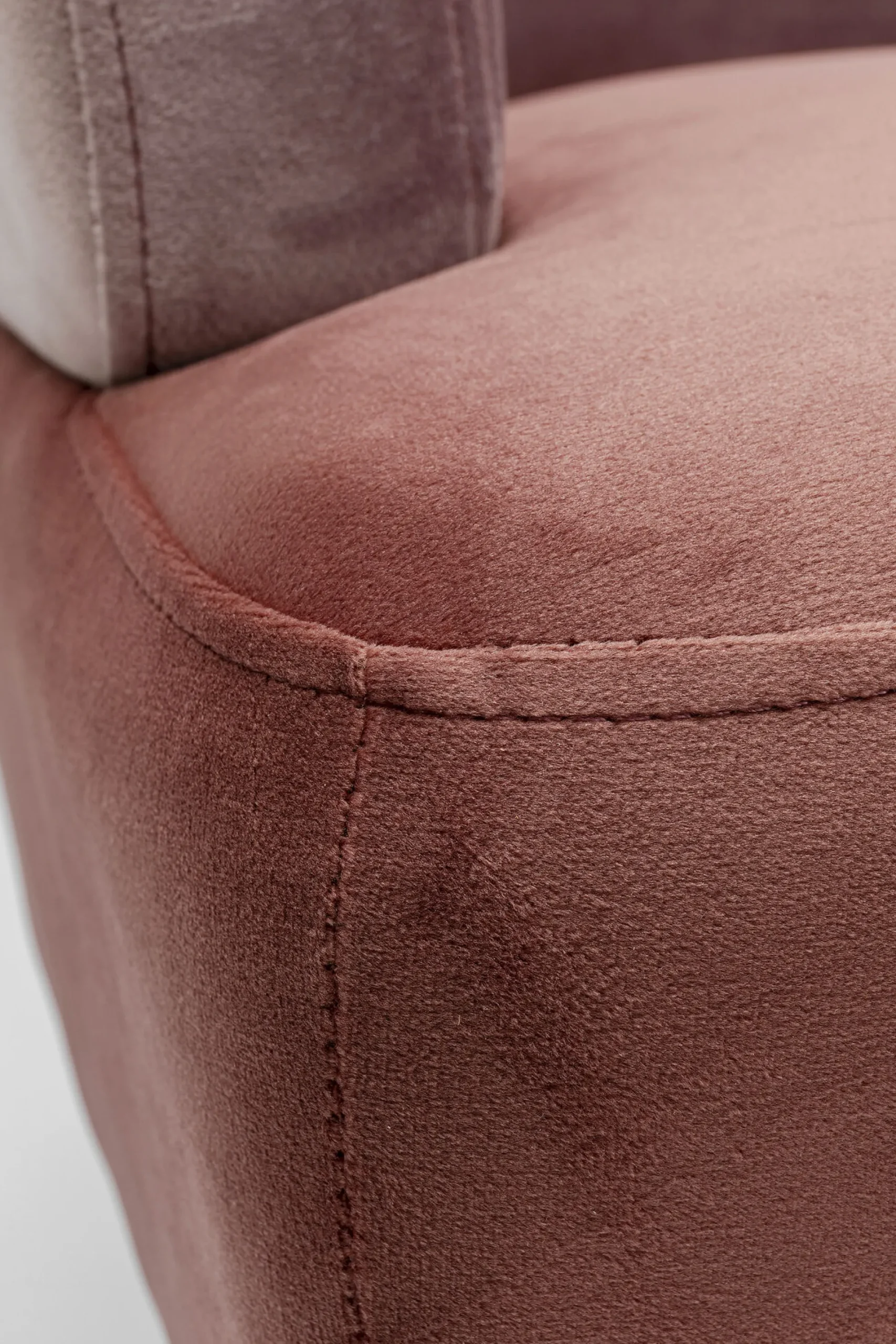 Sofa Sandwich 125 cm jasnoróżowa