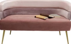 Sofa Sandwich 125 cm jasnoróżowa