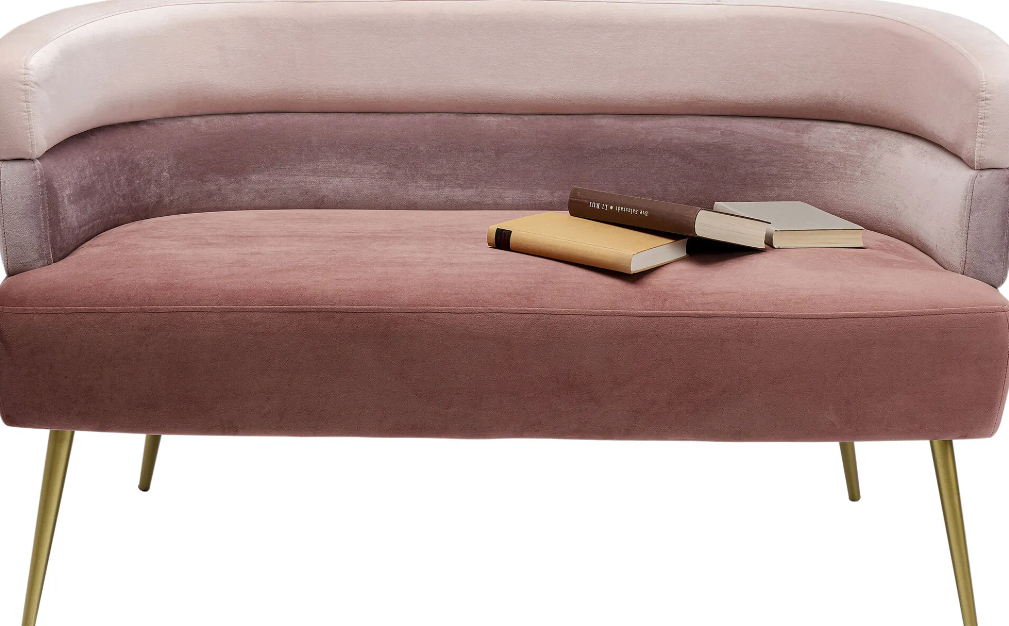 Sofa Sandwich 125 cm jasnoróżowa