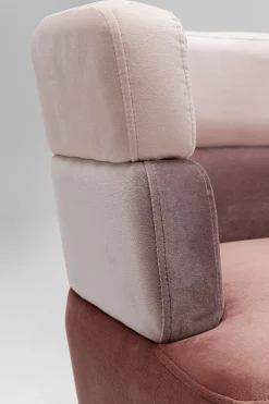 Sofa Sandwich 125 cm jasnoróżowa