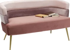 Sofa Sandwich 125 cm jasnoróżowa