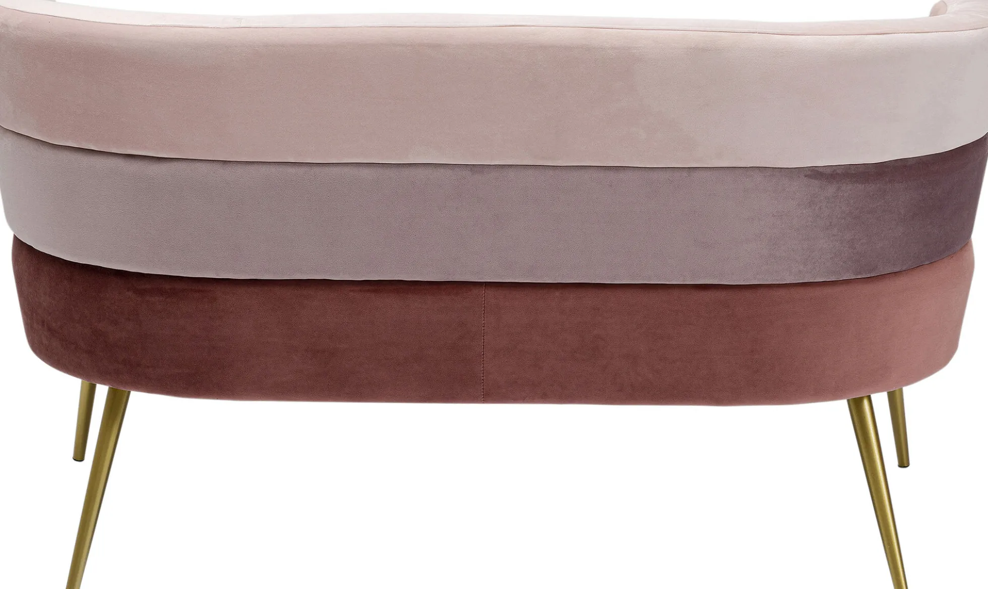 Sofa Sandwich 125 cm jasnoróżowa