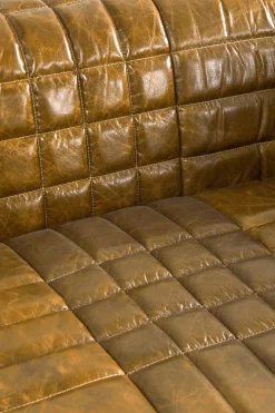 Sofa Square Dance 234x112 cm skóra naturalna