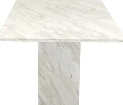 Stół Artistico Marble 160x90 cm biały