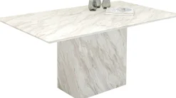 Stół Artistico Marble 160x90 cm biały
