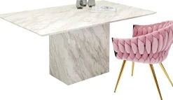 Stół Artistico Marble 160x90 cm biały