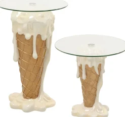 Stół Bistro Ice Cream Vanilla Ø48cm