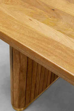 Stół do jadalni nowoczesny z drewna mango 180x90 cm