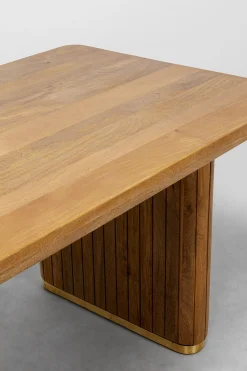 Stół do jadalni nowoczesny z drewna mango 180x90 cm