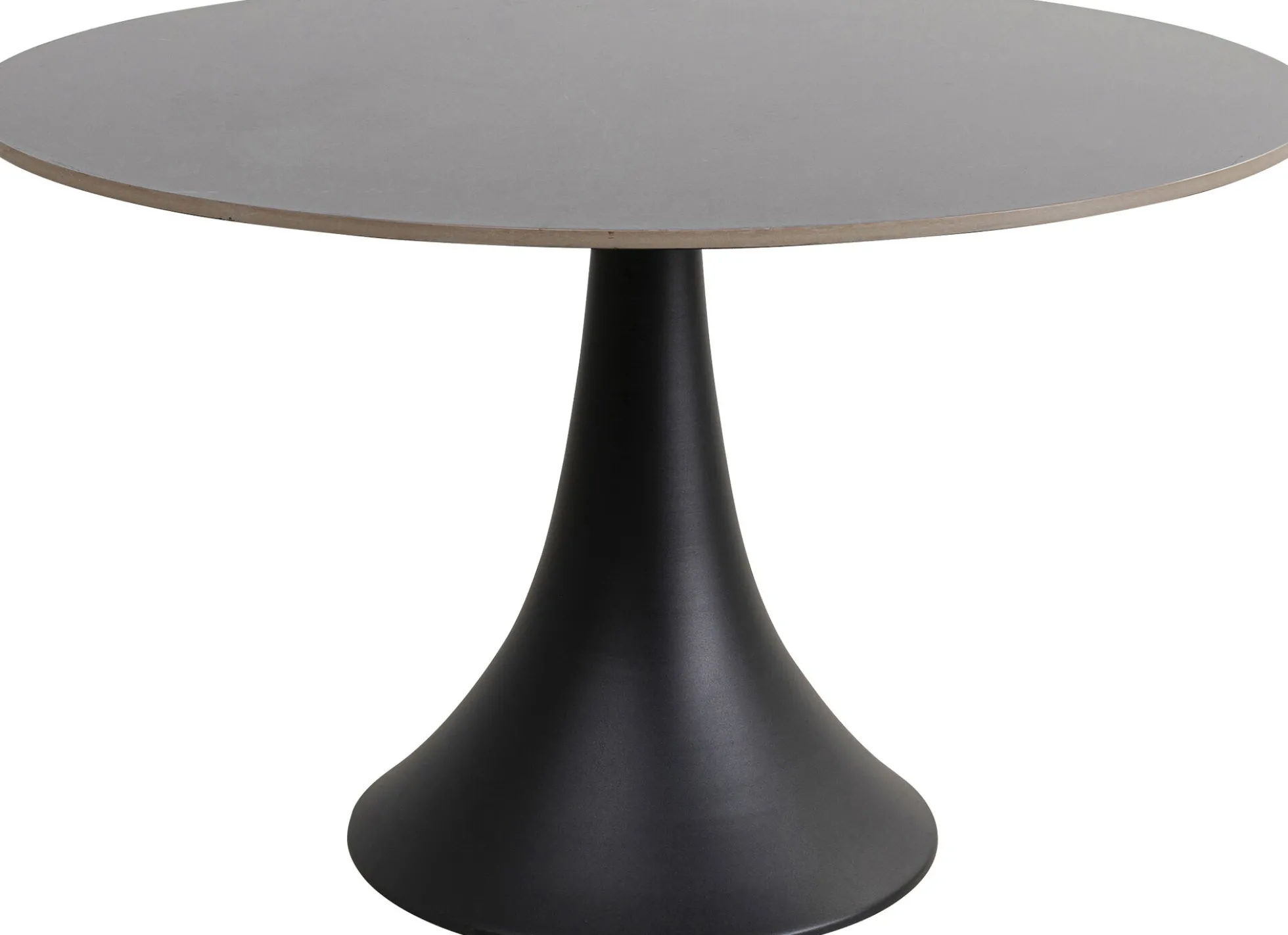 Stół Grande Possibilita Ø120 cm czarny - blat marmur